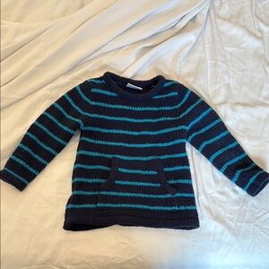 HA Marshmallow Sweater dress, navy, 4T